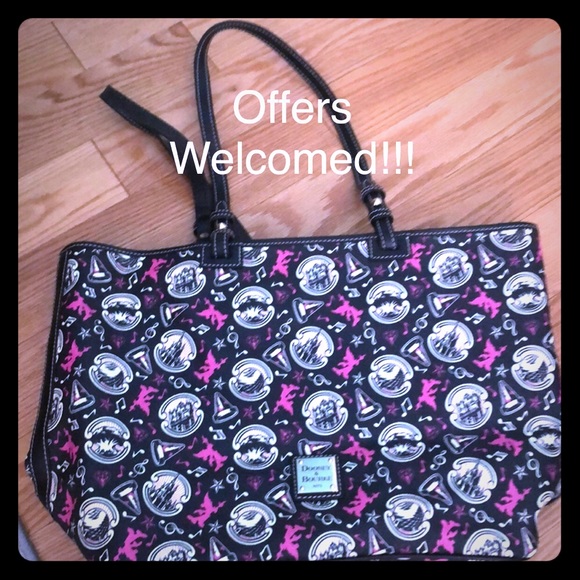 Dooney & Bourke Handbags - Rare Disney Dooney & Bourke Park Icon Music Tote